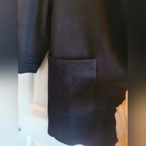 Black men's ZARA suede blazer - Picture 14 of 15
